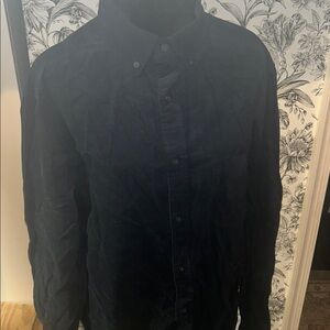 Goodfellow & Co Navy Button-Up Lightweight Shirt Jacket